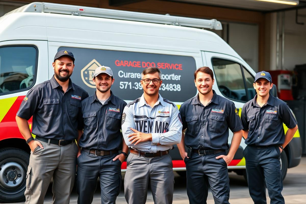 Garage Door Santa Ana professional technician team